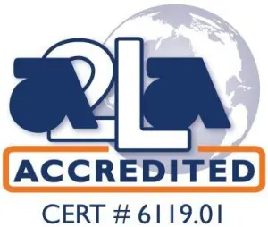 A2LA Accredited Logo